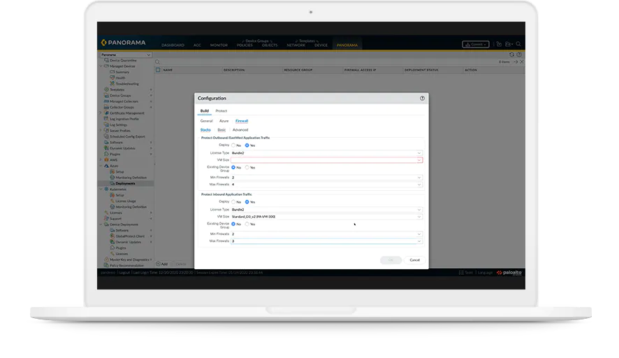 screenshot of Next Generation Firewall